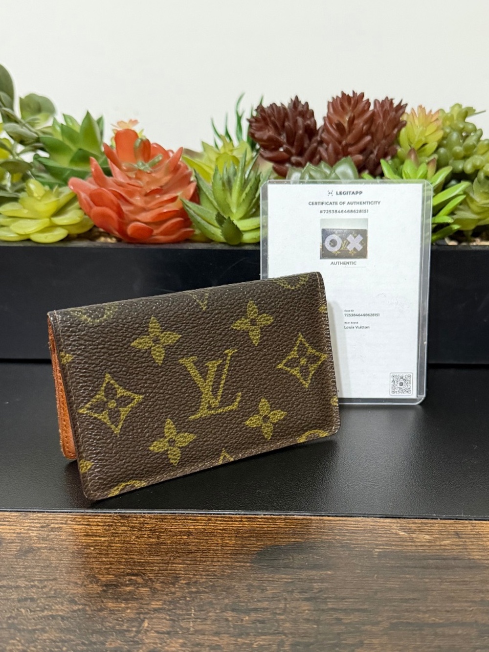 Louis Vuitton Vintage Card Holder w/ COA
